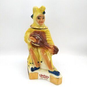 1971 Jesters Court Ezra Brooks Whiskey Decanter Heritage China Tucson AZ